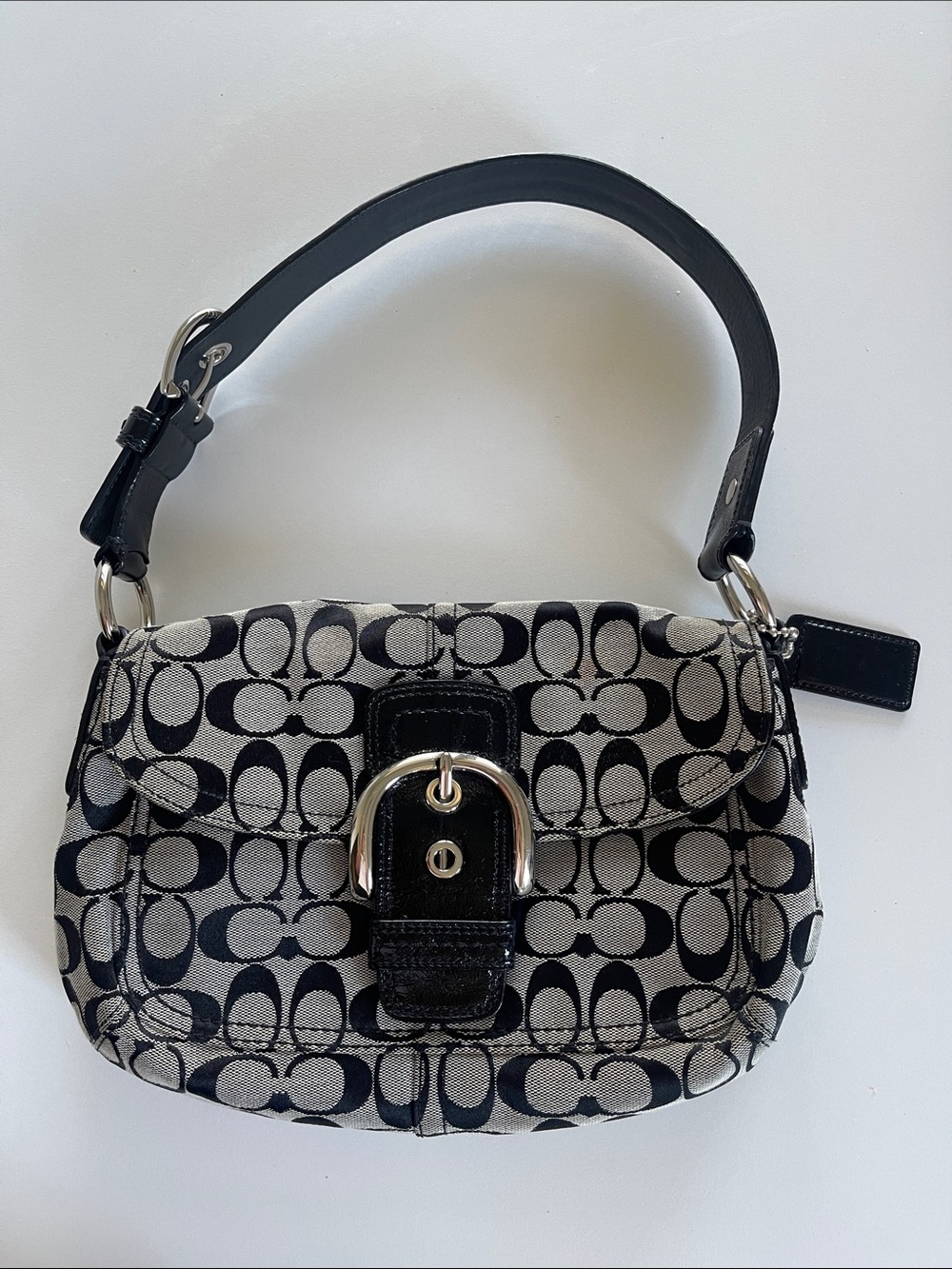 Coach Jacquard Soho Vintage Y2K Shoulder Bag